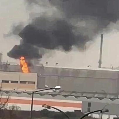 Imagens mostram a violência das chamas na antiga Petrogal