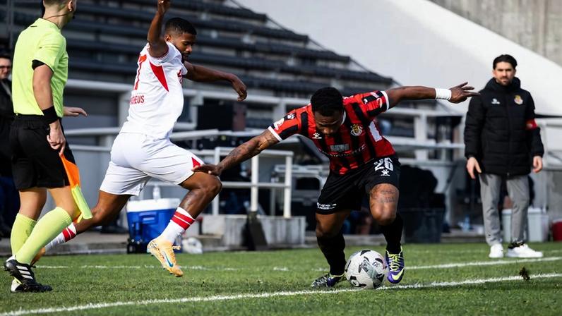 UD Leiria venceu o Vila Meã por 1-0, em jogo muito aguerrido - Foto: UD Leiria