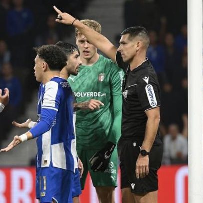 FC Porto multado após polémica com Fábio Veríssimo no jogo com o SC Braga