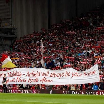 Filhos de Diogo Jota unem Liverpool e Wolves em tributo emocionante