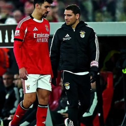 Benfica: Tomás Araújo deixa tremores fora de campo