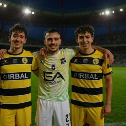 Irmãos Sancho marcam presença no relvado do Municipal de Aveiro