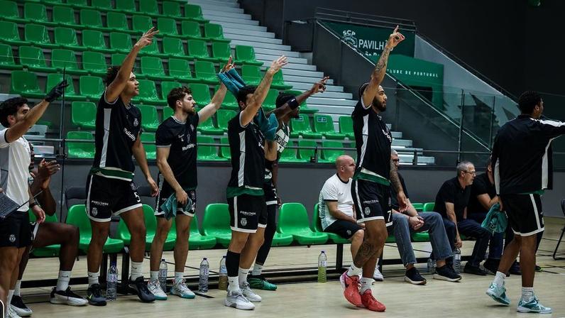 Equipa de basquetebol do Sporting não ganhou para o susto Fotografia Sporting CP