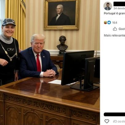 Dolores foi recebida por Donald Trump na Casa Branca