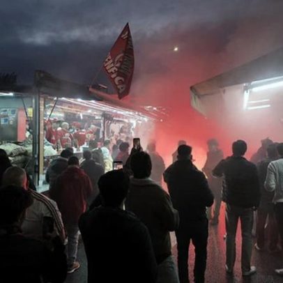 Ambiente na Luz aquece para o dérbi