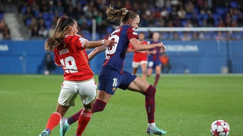 Barcelona vs Benfica: acompanhar em direto a Champions feminina