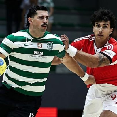 Dérbi de andebol entre Benfica e Sporting hoje às 20h00 na A BOLA TV