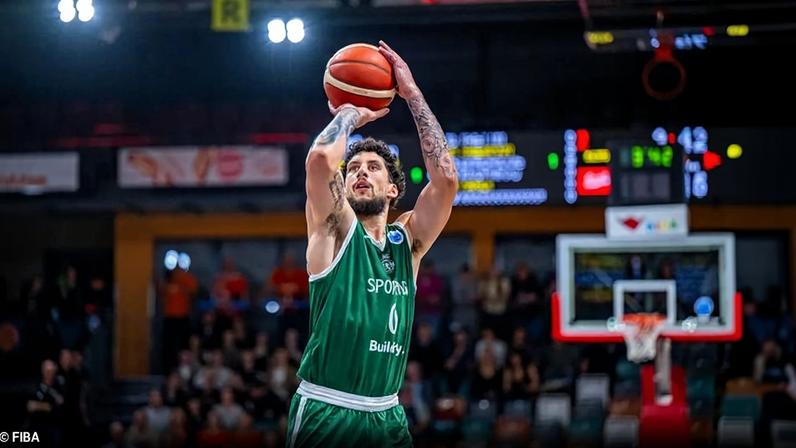 Brandon Michael Johns Jr., jogador da equipa de basquetebol do Sporting, 2025-26. Foto FIBA