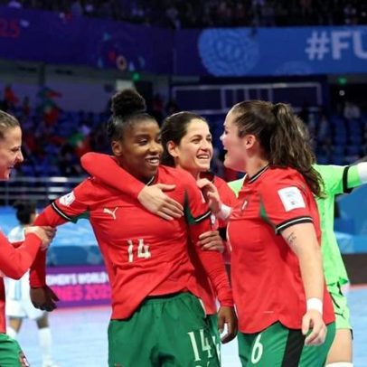 Portugal vence a Argentina e vai à final do mundial de futsal feminino