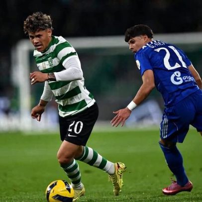 Maxi Araújo faz dois gols e Sporting entra na segunda parte a marcar
