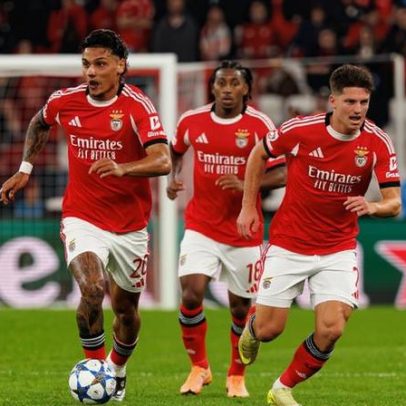 Onze provável: Benfica com a melhor versão para o Famalicão