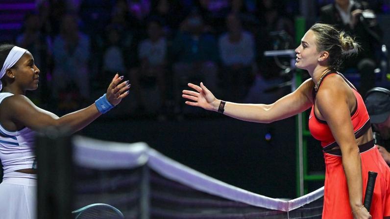 Coco Gauff e Aryna Sabalenka são as tenistas mais bem pagas do ano - Foto: IMAGO