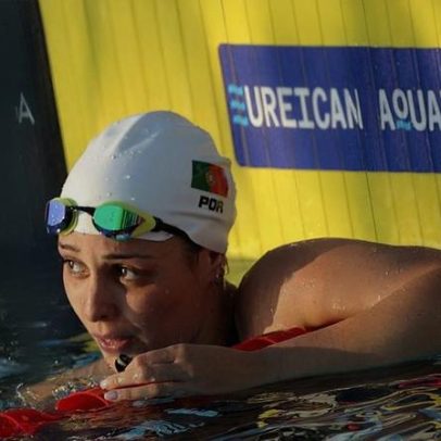 Camila fica em 4.º lugar no Europeu com recorde nacional