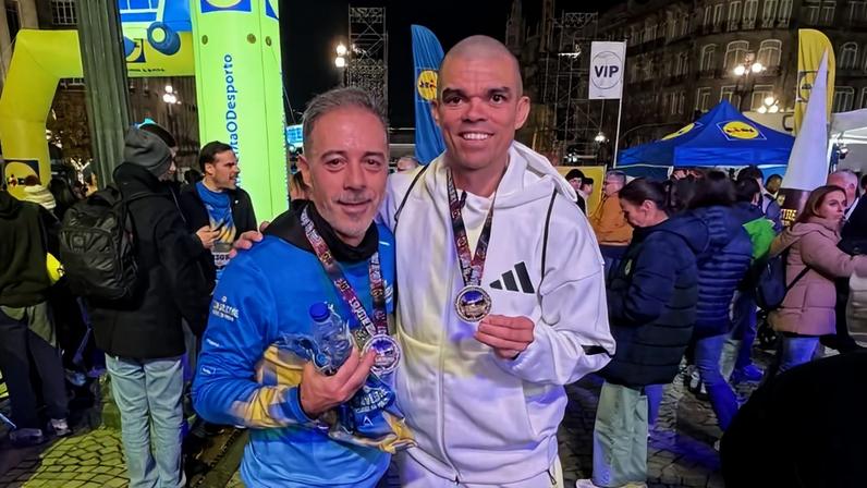 Pepe correu a São Silvestre do Porto - Foto: Pepe/Instagram