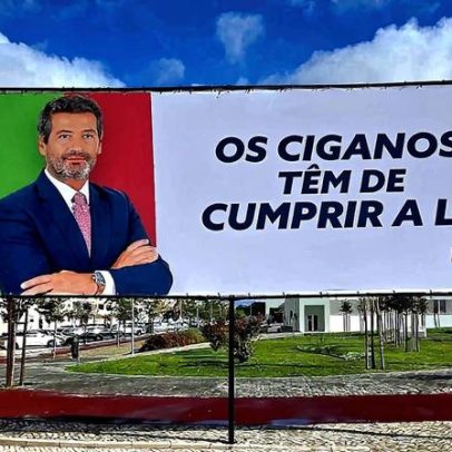 Ventura recorre da decisão de retirar cartazes que visavam ciganos
