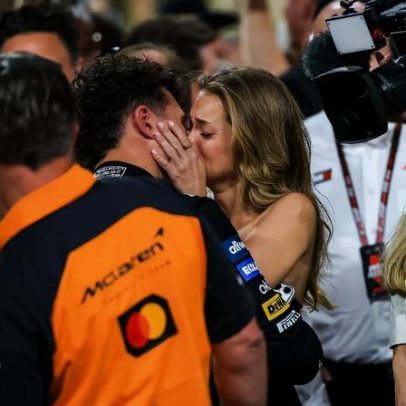 Magui, mãe e McLaren: imagens da festa de Norris