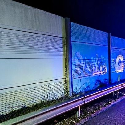 GNR detém suspeitos por grafitar painéis na A25, Vouzela
