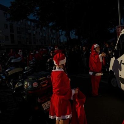 Pais Natal motard entregam prendas a 1 500 crianças em Sines