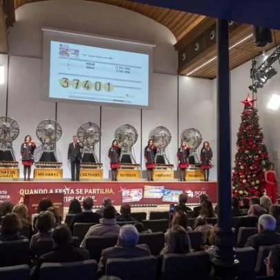 Vendas da lotaria de Natal sobem 40% em cinco anos