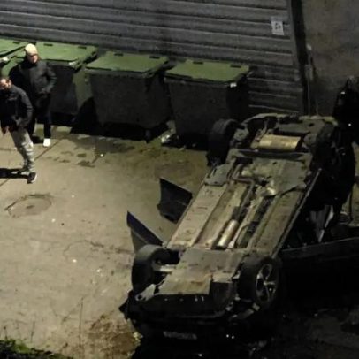Grávida e criança gravemente feridas após despiste seguido de queda em Guimarães