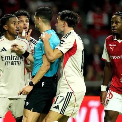 Benfica empata com Braga no último jogo de 2025