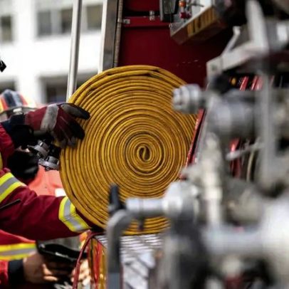 Incêndio em máquina de lavar louça atinge produtos inflamáveis na Trofa