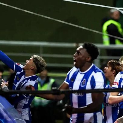 F. C. Porto vence Tondela com dois golos num minuto e distancia rivais