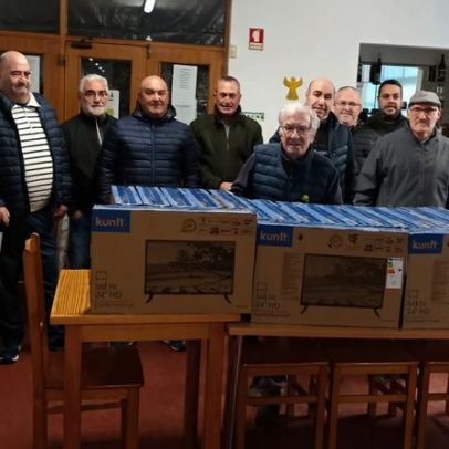 Dadores de sangue de Benfica do Ribatejo doam 18 televisores ao lar de idosos