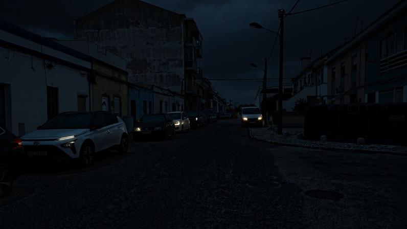 Rua Amadeu Moura Stofell, no Montijo. Foto: Direitos reservados