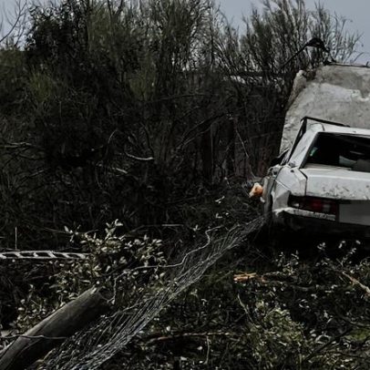 Despiste com capotamento na A2 deixa três feridos graves
