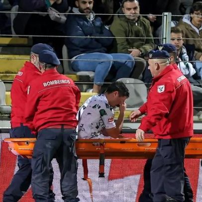 Vasco Sousa fraturou a fíbula da perna direita