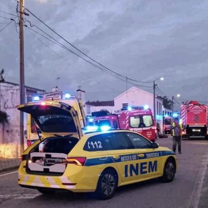 Autocarro embate numa casa em Ovar e deixa quatro feridos