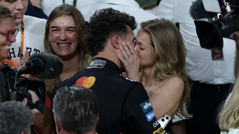 Lando Norris e Margarida Corceiro