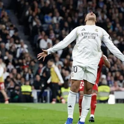 Mbappé iguala registo de Ronaldo na vitória do Real Madrid