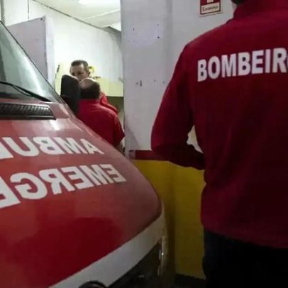 Carro cai na Barragem de Santa Clara em Ourique