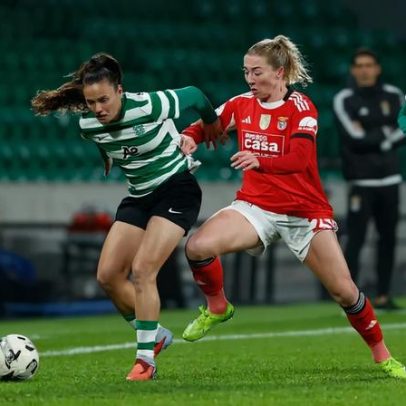Benfica empata em Alvalade e mantém distância para o Sporting na Liga Feminina