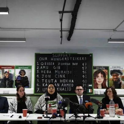 Ativistas em greve de fome pela Palestina completam 50 dias