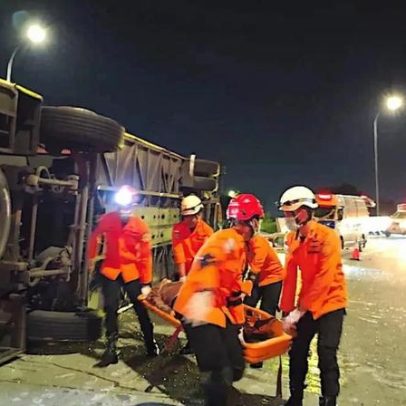 Acidente de autocarro na Indonésia faz pelo menos 16 mortos