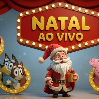 Natal ao Vivo reúne Peppa, Masha, Bluey e Pocoyo numa grande festa