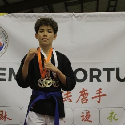 Conrado Queirós conquista ouro e duas pratas na Taça de Portugal de Kempo