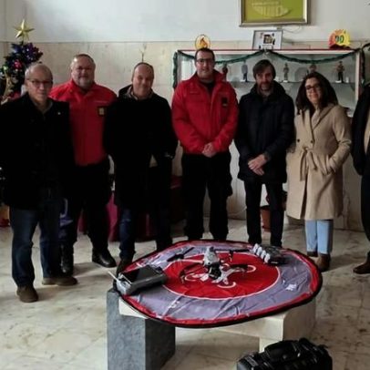 Estremoz oferece drone aos Bombeiros Voluntários para reforçar proteção civil