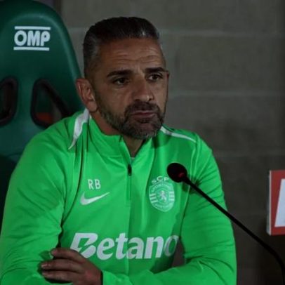 Conferência de Rui Borges antevê jogo Benfica-Sporting em direto