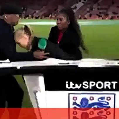 Apresentadora desmaia em directo; Laura Woods recebe apoio de Ian Wright