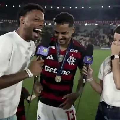 Filho de Danilo reage de surpresa; André Balada comenta: Ih, caramba