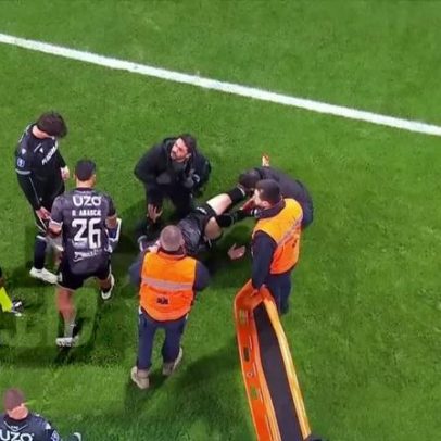 Médico do V. Guimarães expulso ao prestar assistência a João Mendes