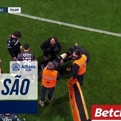 Médico do Vitória de Guimarães expulso ao prestar assistência a João Mendes