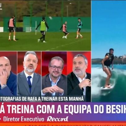 Rafa regressa aos treinos no Besiktas e impressiona pela forma física