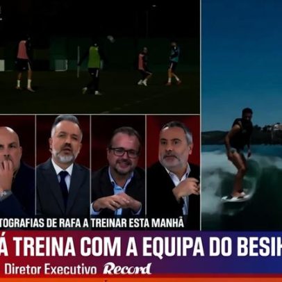 Rafa voltou aos treinos no Besiktas e impressiona pela forma física
