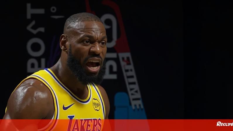 LeBron fica abaixo de 10 pontos em 1.297 jogos; Lakers vencem no último momento