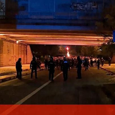 Adeptos do Sporting seguem para o Estádio da Luz em dia de festa
